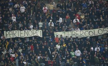 Ultrà interisti striscioni