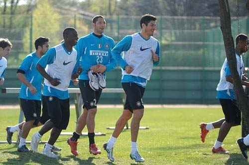 Allenamento Inter