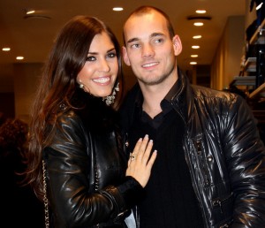 Wesley+Sneijder+Yolanthe+Cabau