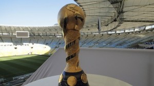 Confederations Cup Trophy at Maracanã Stadium